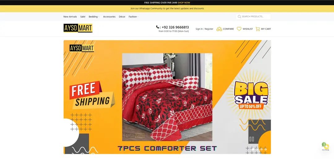 Aysomart website by DigiMedia Code
